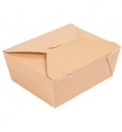 Caixa Cartolina Kraft 15,2x12,1x6,5cm 1350ml THEPACK 50un
