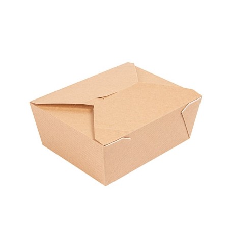 Caixa Cartolina Kraft 15,2x12,1x6,5cm 1350ml THEPACK 50un