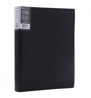 Pasta c/60 Bolsas 120 Páginas Catálogo Eagle Preto
