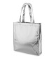 Saco de Compras Non-Woven Prateado Laminado