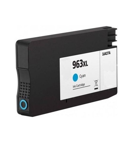 Tinteiro Compatível HP 963XL Azul 3JA27A 1600 Pág.