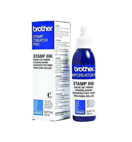 Tinta BROTHER Azul para Carimbos 20cc