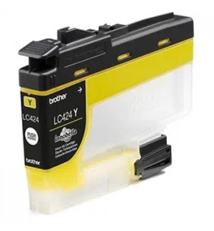 Tinteiro Brother LC424Y Amarelo 750 Pág.