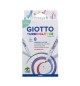Marcador Feltro 08un Giotto Turbo Glitter Pastel