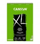Bloco Espiralado Canson XL Dessin A3 160g 50Fls
