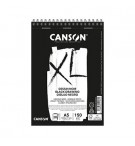 Bloco Espiralado Canson XL Dessin Noir A5 150g 20Fls