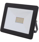 Projetor LED Exterior Branco Neutro 20W Preto