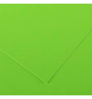 Cartolina 50x65cm Verde Fluorescente 250g 25 Folhas Canson