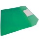 Bolsa Envelope A5 PVC Visor Transparente Verde 10un
