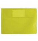 Bolsa Envelope A5 PVC Visor Transparente Amarelo 10un