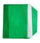Bolsa Envelope A4 PVC Visor Transparente Verde