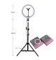 Ring Light 10 Pol 6500K Suporte + Tripé