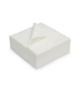Guardanapos 30x40 1/6 2Fls Branco P&P 150un