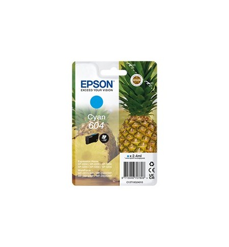Tinteiro Epson 604 Azul C13T10G24010 2,4ml 130 Pág.