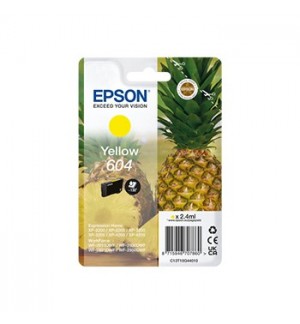 Tinteiro Epson 604 Amarelo C13T10G44010 2,4ml 130 Pág.