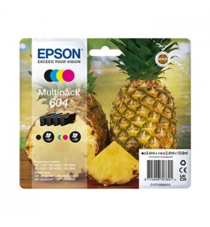 Pack Tinteiros Epson 604 4 Cores C13T10G64010