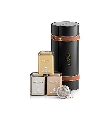 Caixa Coffret Chás 3 Sabores Latas + Infusor Merveilleux