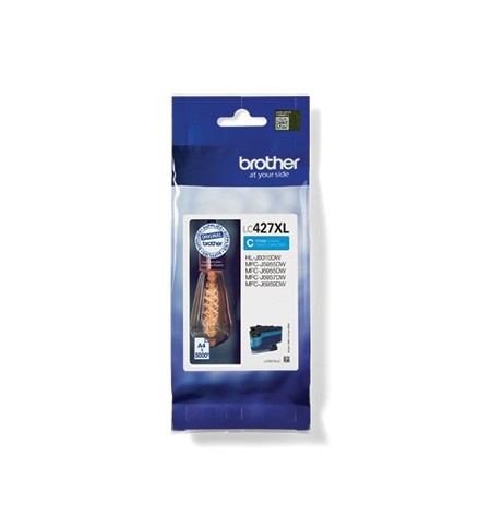 Tinteiro Brother LC427XLC Azul 5000 Pág.