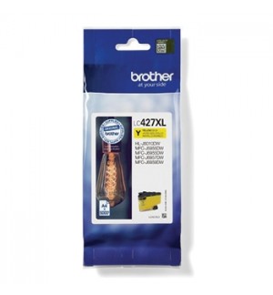 Tinteiro Brother LC427XLY Amarelo 5000 Pág.