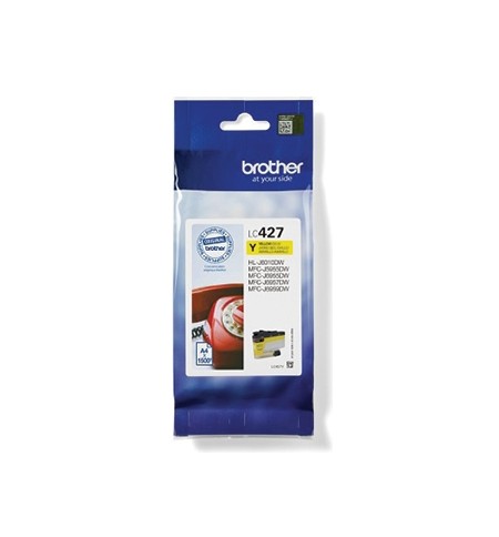 Tinteiro Brother LC427Y Amarelo 1500 Pág.