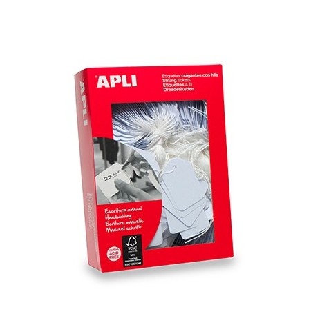 Etiquetas com Fio 50x70mm Apli 00396 400un