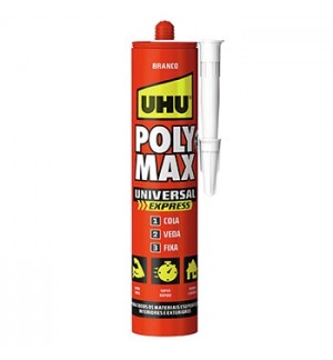 Cola e Veda Poly Max Universal Express Branco UHU 425g