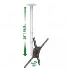 Suporte Teto TV 29-65 Pol 3 Movimentos