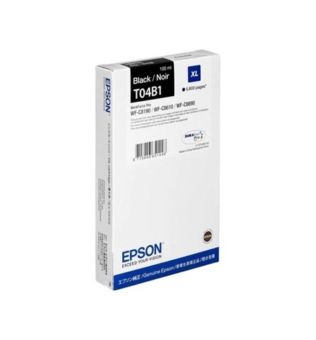 Tinteiro Epson T04B1 Preto C13T04B140 XL 5800 Pág.
