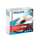DVD+RW 4.7GB 4x Philips Jewell Case 5un