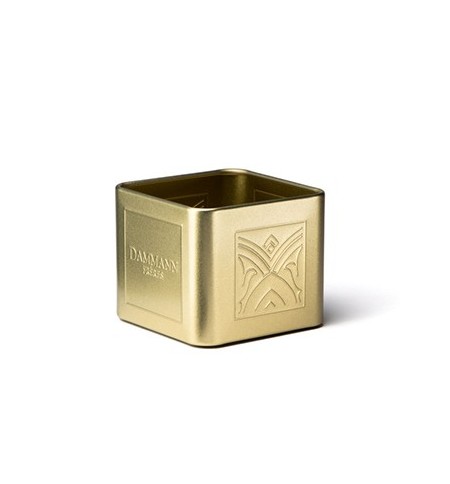 Mini Lata Vazia para 6/8 Saquetas de Chá em Metal Dourado