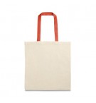 Saco de Compras 100% Algodão Alças em Vermelho Compridas