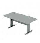 Secretária Individual c/Painel 1200x800x740 Cinza