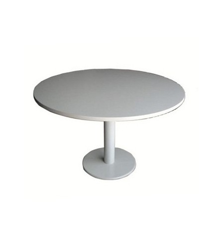 Mesa Reuniões Redonda 1000x740 Cinza