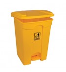 Contentor 45L Plástico Amarelo com Pedal