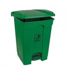 Contentor 45L Plástico Verde com Pedal