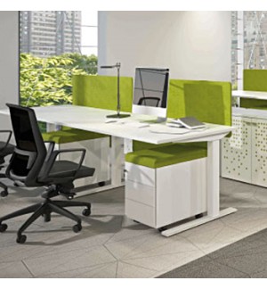 Secretária Metal Emme 1200x800x750 Branco