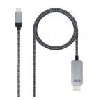 Cabo USB-C para HDMI Preto 3m