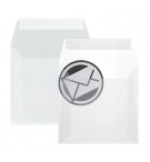 Envelopes 170x170mm Vegetal Transparente 092g 25un