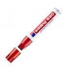 Marcador Permanente Grosso Edding 850 5-15mm Vermelho 1un