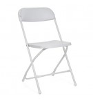 Cadeira Dobrável Plástica Branco