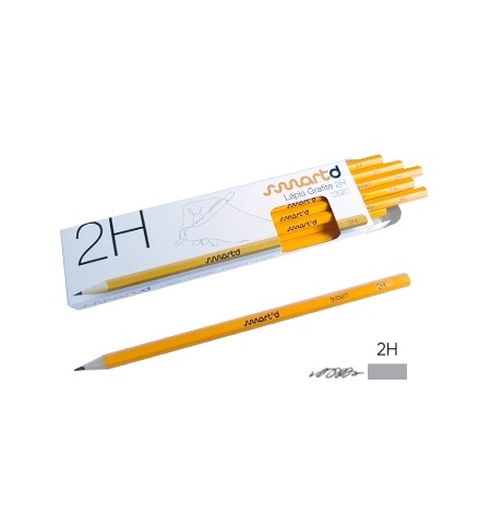 Lápis Grafite 2H SmartD Cx 12un