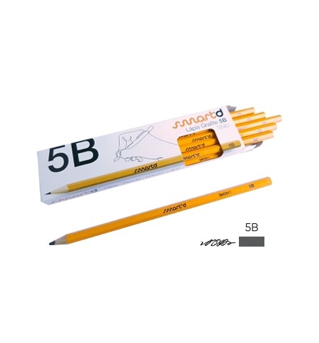 Lapis Grafite 5B SmartD Cx 12un