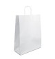 Saco 24x09x31cm Papel 090g c/Asas Branco 1un