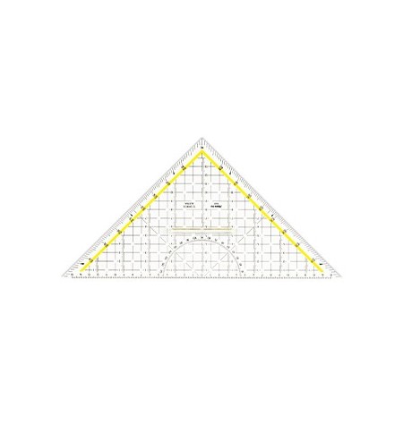 Esquadro Desenho HYP32,5cm Aristo AR16482 com Pega Fixa