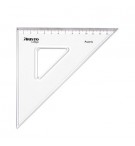 Esquadro Plástico Cristal 45G-20cm Aristo Geocollege AR23420