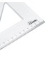 Esquadro Plástico Cristal 45G-25cm Aristo Geocollege AR23425