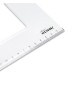Esquadro Plástico Cristal 45G-30cm Aristo Geocollege AR23430