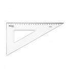 Esquadro Plástico Cristal 60G-25cm Aristo Geocollege AR23625