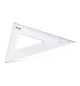 Esquadro Plástico Cristal 60G-25cm Aristo Geocollege AR23625