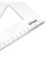 Esquadro Plástico Cristal 60G-25cm Aristo Geocollege AR23625